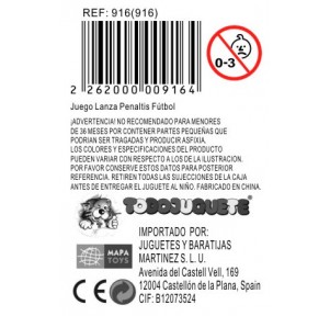 Juego Lanza Penaltis Football Board Game