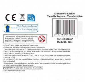 Kidi Secrets Taquilla Tinta Invisible Gris/Verde