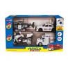 Playset 4 Vehículos Emergencias Luz Y Sonido 1:20