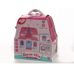 Casita Muñecas Maletín Dream Villa
