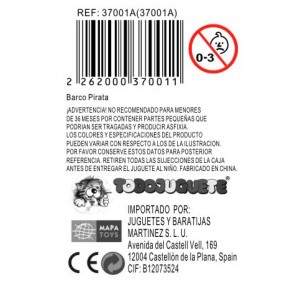 Barco Pirata Personajes Y Accesorios