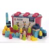 Cubo Bloques Construcción 61 Piezas Level 2