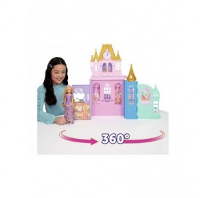 Princesas Disney Castillo Rapunzel Con Muñeca