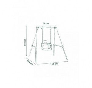 Columpio Metal Baby Swing
