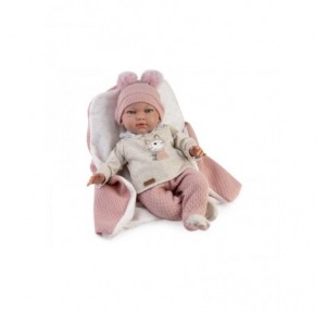 Muñeca Nerea Peso 42cm Jersey Punto Beige