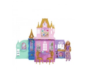 Princesas Disney Castillo Rapunzel Con Muñeca