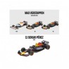 Set 4 Coches Metal 1:43 F1 Red BullBurago