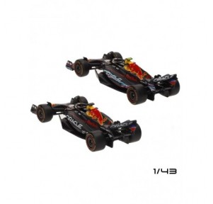 Set 4 Coches Metal 1:43 F1 Red BullBurago