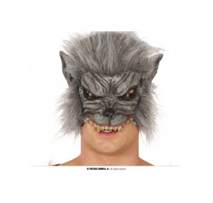 Media Máscara Hombre Lobo
