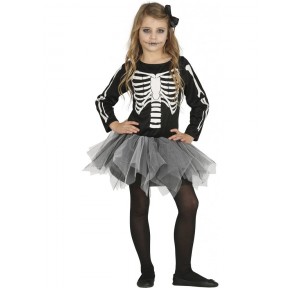 Disfraz Skeleton Tutu 5-6 Años 123cm