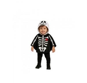 Poncho Skeleton 18-24 Meses 88cm