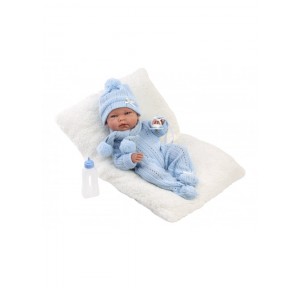 Muñeco Nico Recién Nacido 40cm Cojín