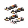 Set 4 Coches Metal 1:43 F1 Red BullBurago