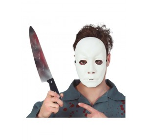Máscara Blanca Asesino Con Cuchillo