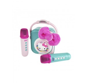 Amplificador + 2 Micros Bluetooth Hello Kitty