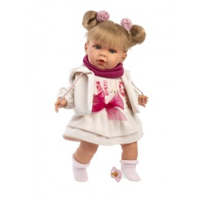 Muñeca Julia Llorona 42cm  Lazo Tul