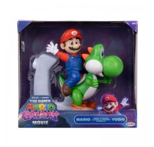 Super Mario Galaxy Figura Mario Montando Yoshi
