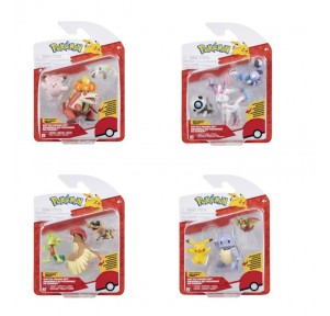 Pokemon Set 3 Figuras Combate Surtido