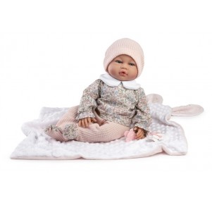 Muñeca Classic Bruna Peso 42cm Camisa Flores