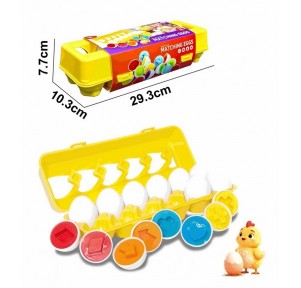 Huevera 12 Huevos Formas Matching Eggs