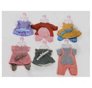 Moda muñeca bebe 35cms 6 modelos surtidos