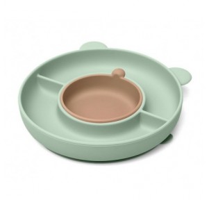 Plato oso silicona...