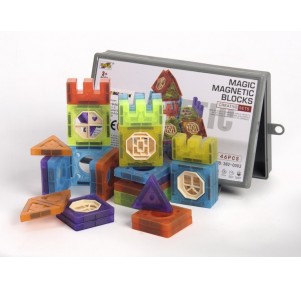 Mini Set 46 Piezas Magnéticas 3D