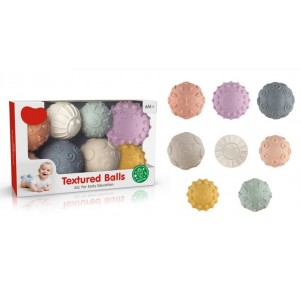 Set Sensorial 8 Pelotas Vinilo Textured Balls
