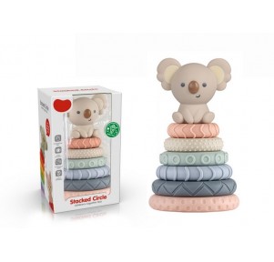 Pirámide Koala 6 Aros con Texturas Stalked Circle