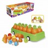 Vehículo 30cm 12 Zanahorias Formas Matching Carrot