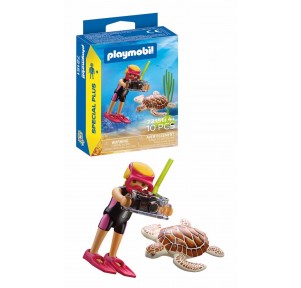 Buceadora con Tortuga Playmobil