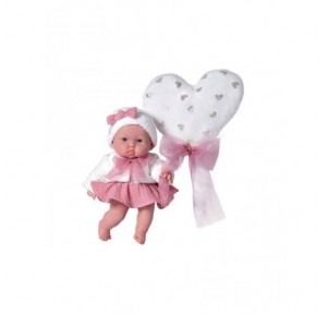 Muñeco Gordito Cojín Corazón 30cm