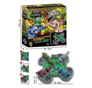 Juego Tragabolas Con Elefantes