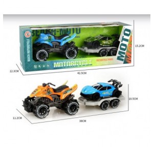 Set Quad + Remolque Coche...