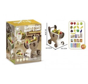 Carrito Supermercado Con 45 Piezas Shopping