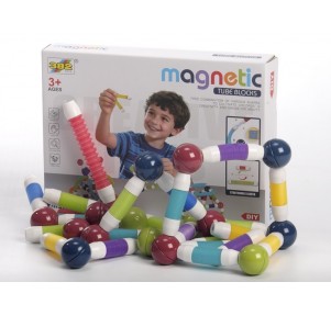 Set Tubos Magnéticos Flexibles 40 Piezas