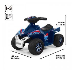 Quad Racy Azul Oscuro 6V  Feber
