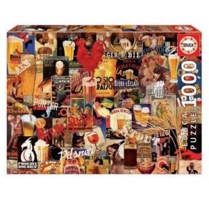 Puzzle 1000 Collage de cerveza